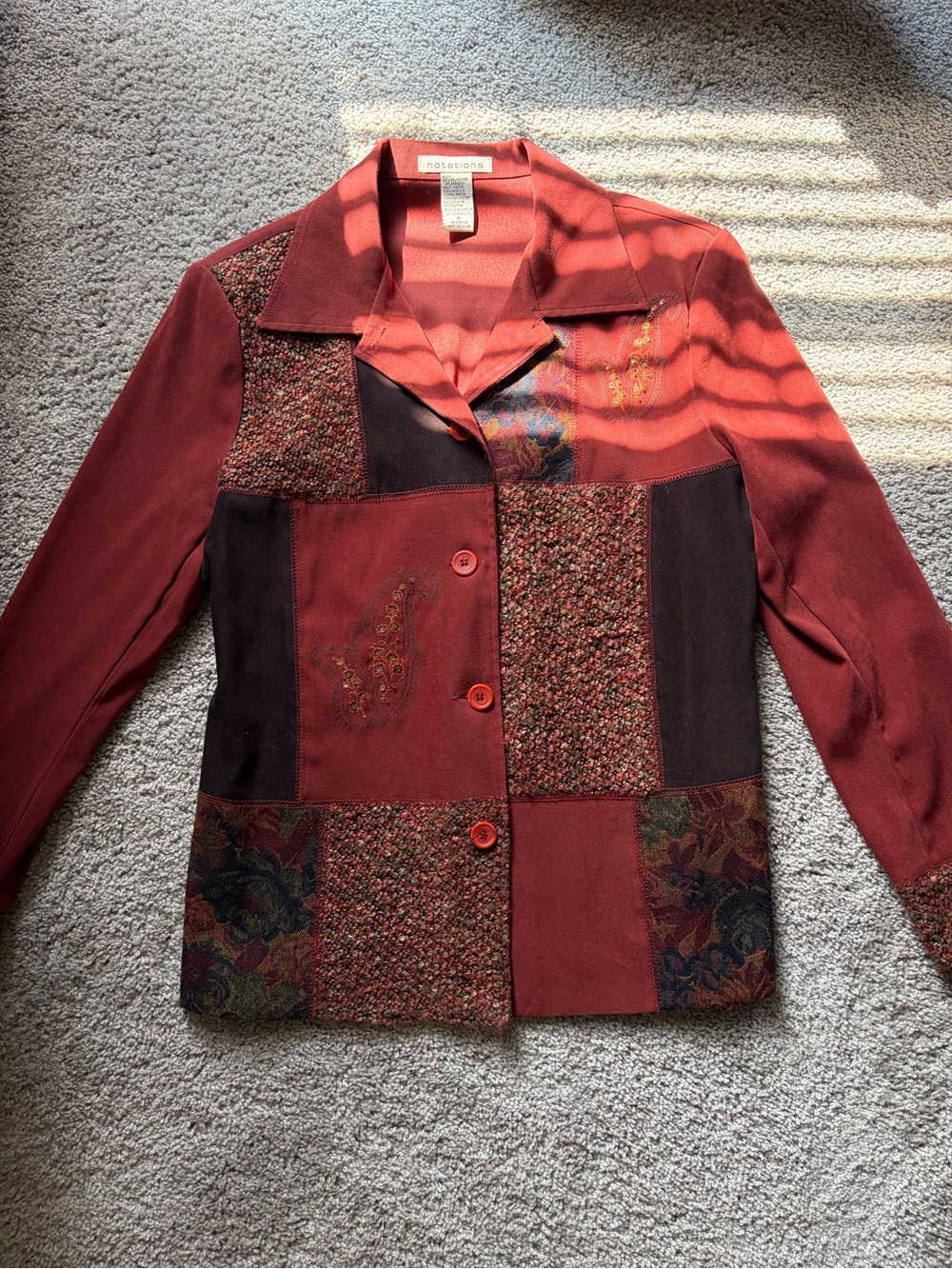 Vintage 90s Notations Jacket
